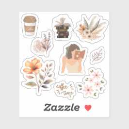 Etheral Elegance: Aesthetic Sticker Collection Klistermärken