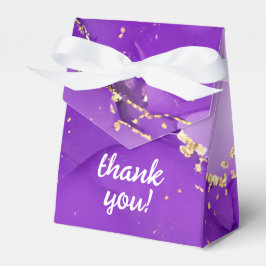 Etheral Elegance: Lila Geode-Inspired Bröllop Presentaskar