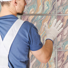 Etheral Elegance Marble Swirl Ceramic Tile Kakelplatta