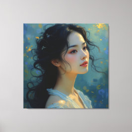 Etheral Elegance - The Woman of Mymysterium Canvastryck