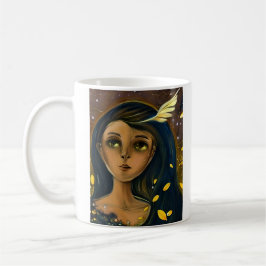 Etheral Enchanted Angelic Girl Kaffemugg