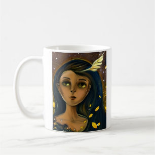 Etheral Enchanted Angelic Girl Kaffemugg