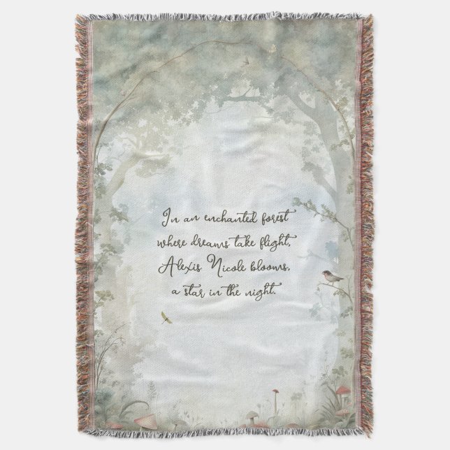 Etheral Enchanted Forest Filt (Framsidan Vertikal)