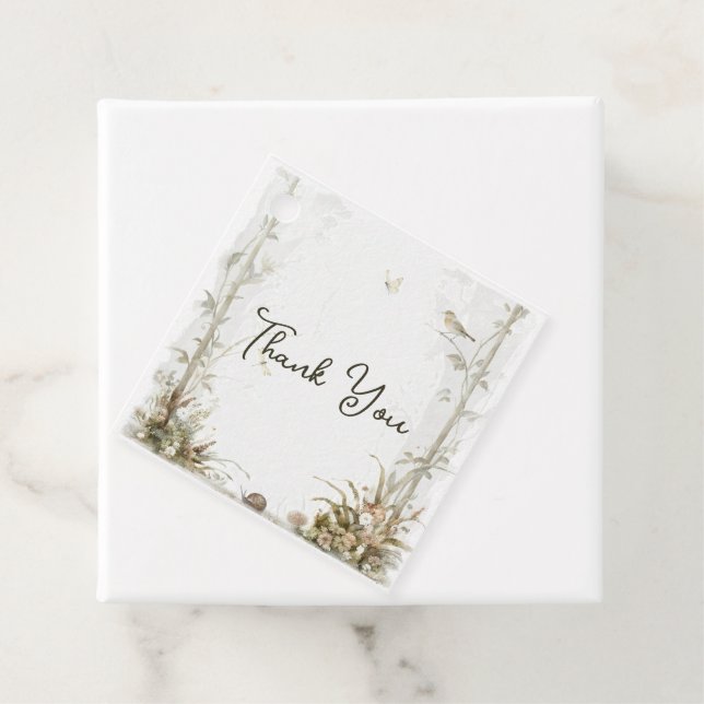 Etheral Enchanted Forest Gåvor Etiketter (På plats)