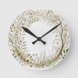 Etheral Enchanted Forest Rund Klocka