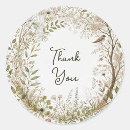 Etheral Enchanted Forest Runt Klistermärke