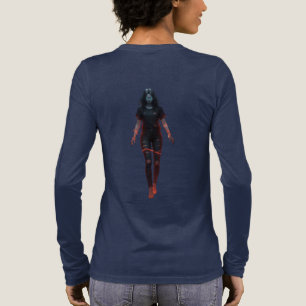 Etheral Enigma: Glowing Anti-Hero Graphic Apparel T Shirt