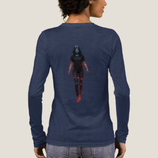 Etheral Enigma: Glowing Anti-Hero Graphic Apparel T Shirt