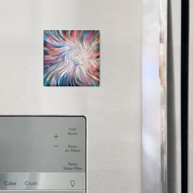 Etheral Essence - Mosaic Art Magnet (In Situ (Fridge))