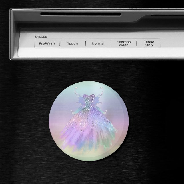 Etheral Fairy Gown | Rainbow Ombre Pastel Sheen Magnet (Skapare uppladdad)