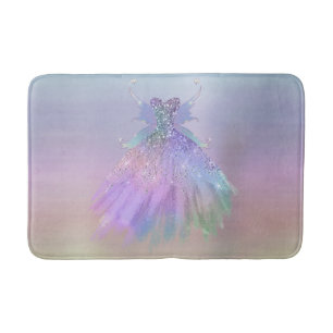 Etheral Fairy Vinge Gown Rainbow Ombre Sheen Badrumsmatta
