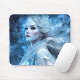 Etheral Frozen Snö Queen Fantasy Art Musmatta
