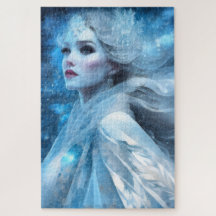 Etheral Frozen Snö Queen Fantasy Art