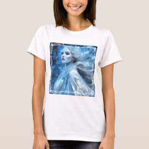 Etheral Frozen Snö Queen Fantasy Art T Shirt