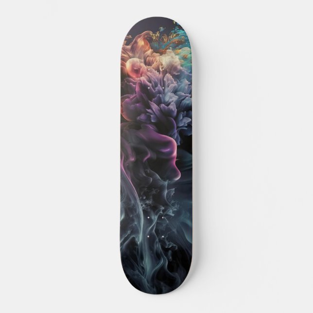 Etheral Galaxy Art Skateboard (Framsida)
