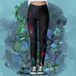 Etheral Glow Jellyfish Leggings