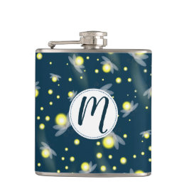 Etheral Glowing Fireflies i Night Mönster Fickplunta