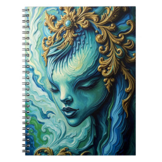 Etheral Goddess: Fusion of Art och Fantasy Anteckningsbok