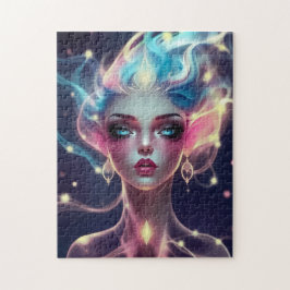 Etheral Goddess Light Burst- Mystical Fantasy Art Pussel