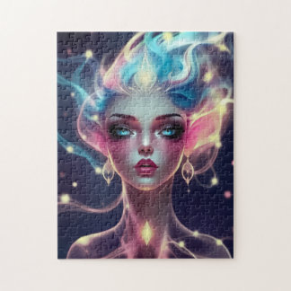 Etheral Goddess Light Burst- Mystical Fantasy Art Pussel