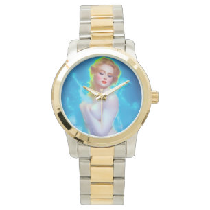 Etheral Goddess Porträtt - Surreal Fantasy Armbandsur