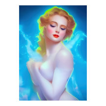 Etheral Goddess Porträtt - Surreal Fantasy