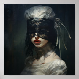 Etheral gotiic Porträtt: Hauntely Bevackra Bli Poster