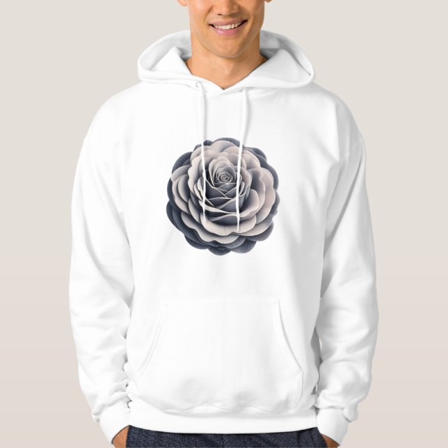 Etheral Grått Ro Hoodie (Framsida)