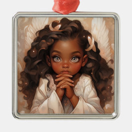 Etheral Guardian Black Angel Blessings Julgransprydnad Metall