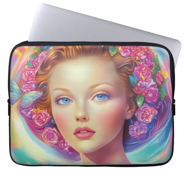 Etheral Krona Porträtt Laptop Fodral (Framsidan)