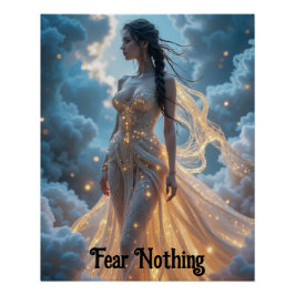 Etheral Light Nymph Perfect Poster