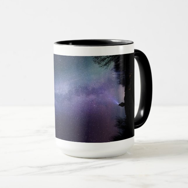 Etheral Lila Smoke Art Mugg (Framsida höger)