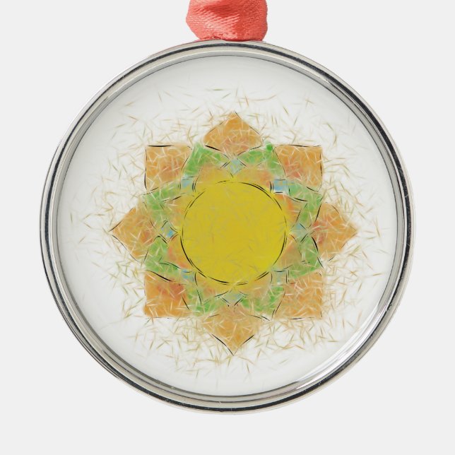 Etheral Lotus Flower Julgransprydnad Metall (Framsidan)