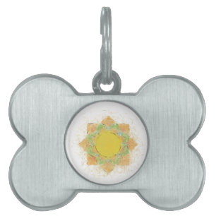 Etheral Lotus Flower Namnbricka Husdjur