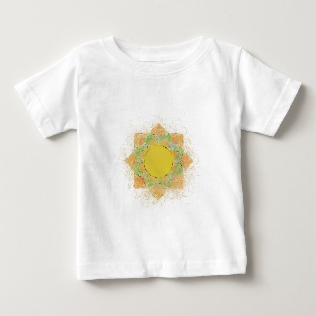 Etheral Lotus Flower T Shirt (Framsida)