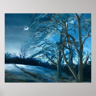 Etheral Louisiana Night Poster