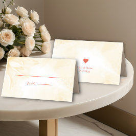 Etheral Magnolia Flower, Bröllop Placeringskort