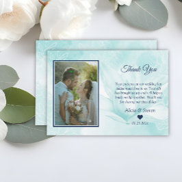 Etheral Magnolia Flower, Bröllop Tack Kort