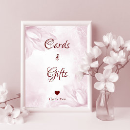 Etheral Magnolia Flower, Bröllopskort & Gifts Poster