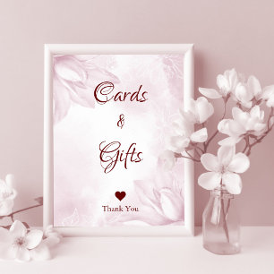 Etheral Magnolia Flower, Bröllopskort & Gifts Poster