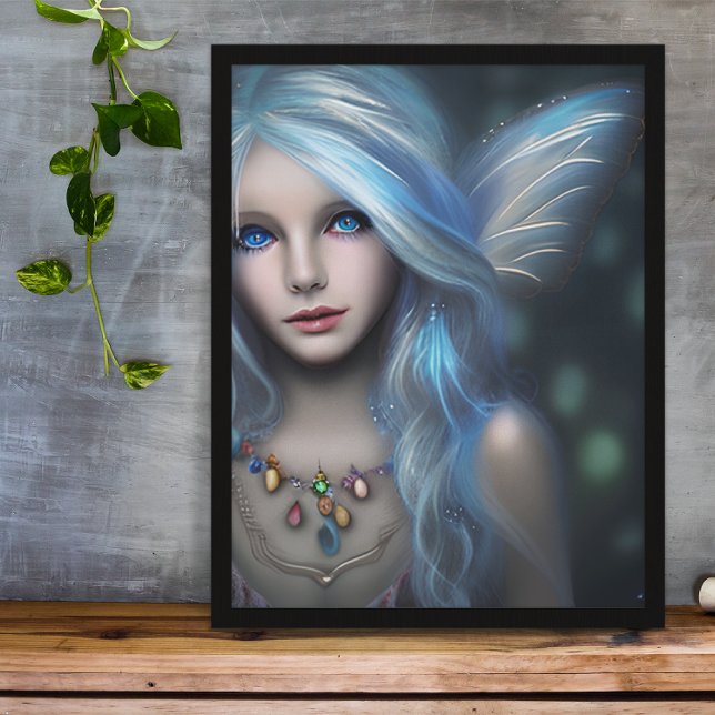 Etheral Mystical Fairy Girl Fototryck (Skapare uppladdad)