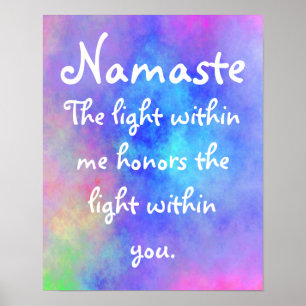 Etheral Namaste-innebörd poster