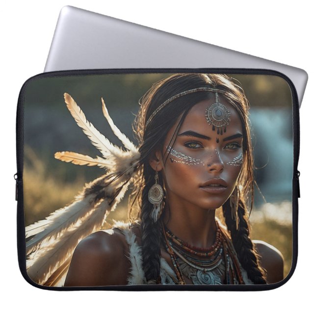 Etheral Native Beauty Spirit Electronics Bag Laptop Fodral (Framsidan)