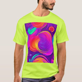 Etheral Neon: Abstrakt Dreams T Shirt