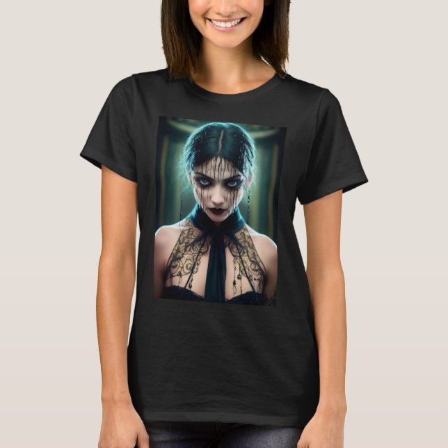 Etheral Ominous Emerald Beauty T Shirt (Framsida)