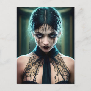 Etheral Ominous Emerald Beauty Vykort