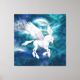 Etheral Pegasus Unicorn Wrapped Canvas