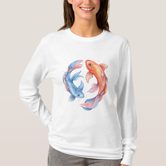 Etheral Pisces Emblem T Shirt (Framsida)