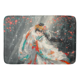 Etheral Princess i en Fantasy Garden Badrumsmatta