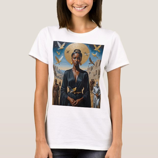 Etheral Queen Divine Fantasy Art Tee (Framsida)
